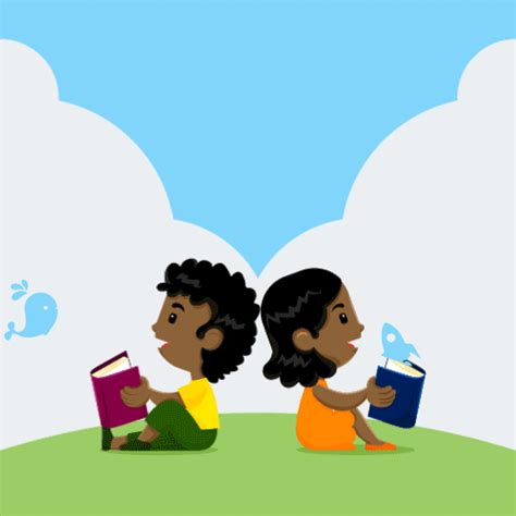 Kids Reading Animation Gif - img-lily