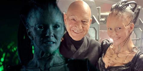 Star Trek Borg Queen Actor Shares Cute BTS Photo With Patrick Stewart