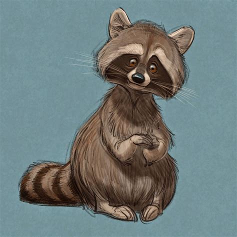 The Art of Aaron Blaise: Some random Raccoon sketches... | Animal drawings, Raccoon drawing ...