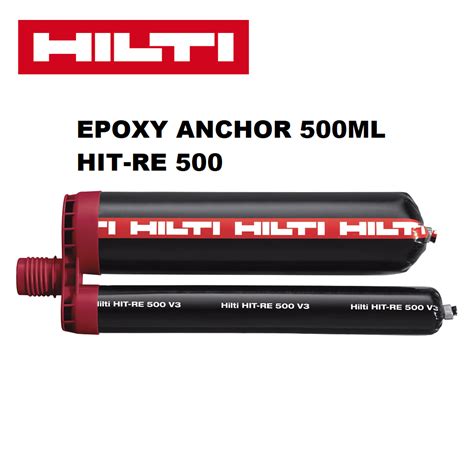 HILTI HIT-RE 500 V4 EPOXY ANCHOR 500ML (EXP2025JULY) | Lazada