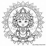 Chakra Colouring Pages Page 2 Sketch Coloring sketch template