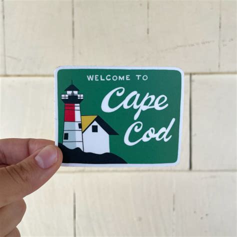 Cape Cod Sign Sticker – littlesomethingco