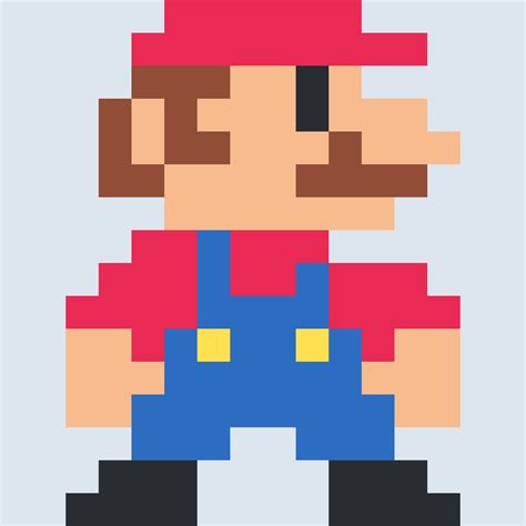 STL file MARIO PIXELART 3D 🗝️・3D print design to download・Cults