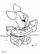 Piglet Coloring Pages sketch template