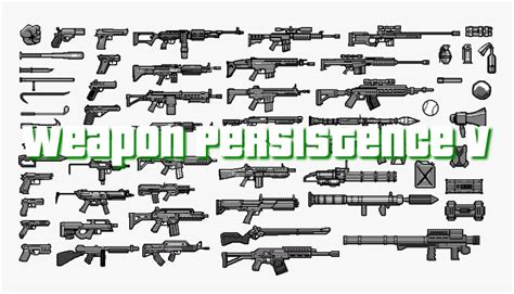 Gta 5 Weapon Icons, HD Png Download - kindpng