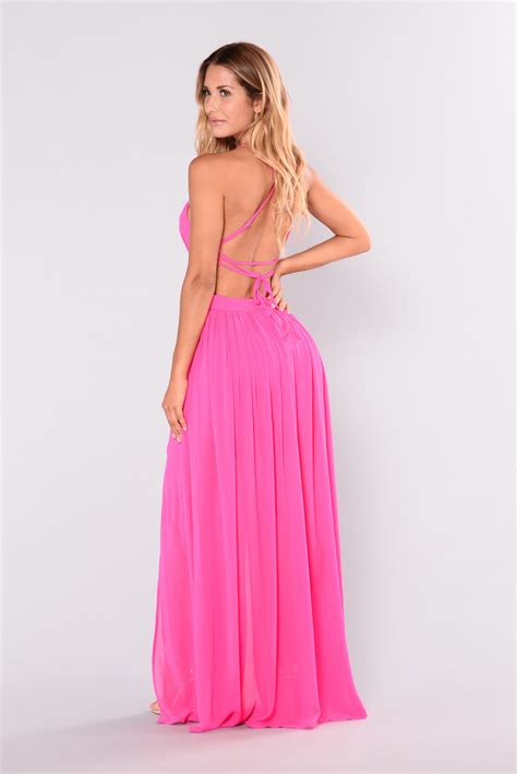 All Summer Long Maxi Dress - Hot Pink | Fashion Nova, Dresses | Fashion ...