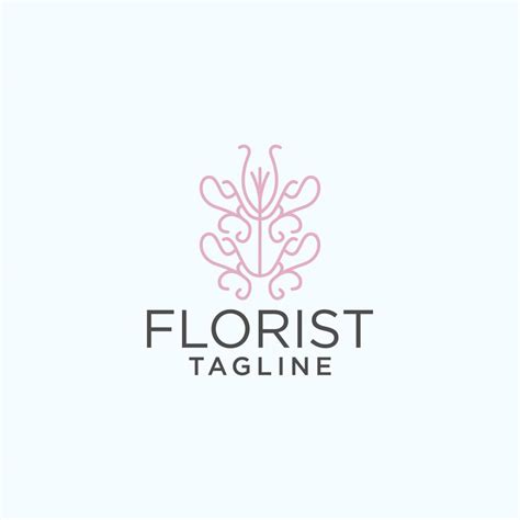 Florist logo icon design vector 12649735 Vector Art at Vecteezy