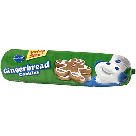 Pillsbury Gingerbread Cookie Chub - Shop Biscuit & Cookie Dough at H-E-B