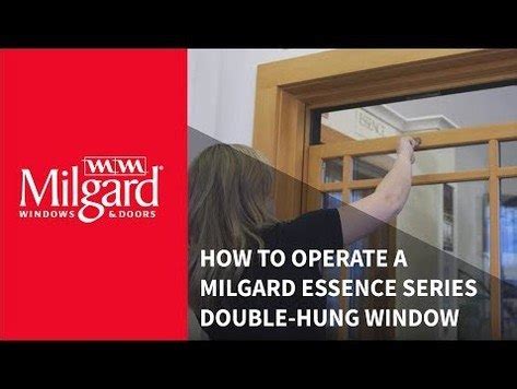 How To: Operate a Milgard® Essence Series® Double-Hung Window | MILGARD