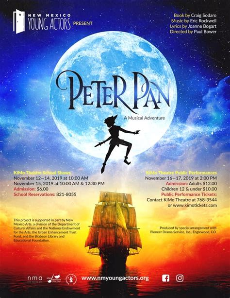 KiMo Theatre - Peter Pan: A Musical Adventure - Student Matinee ...