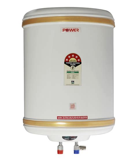 Power 15 Litre Water Heater Geyser 5 Star ISI Price in India - Buy Power 15 Litre Water Heater ...