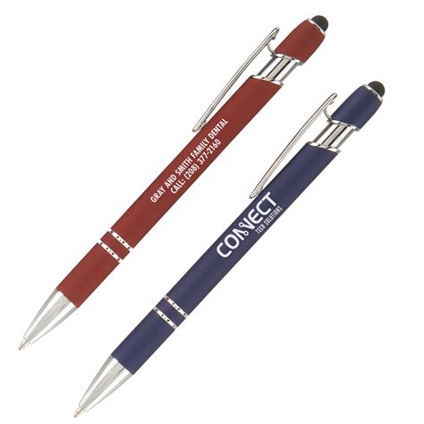 Promotional Alpha Soft Touch Pen with Stylus | National Pen