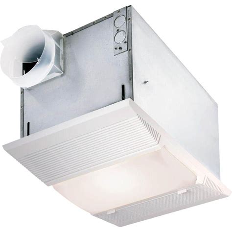 NuTone 70 CFM Ceiling Exhaust Fan with Night Light and Heater-9965 - The Home Depot