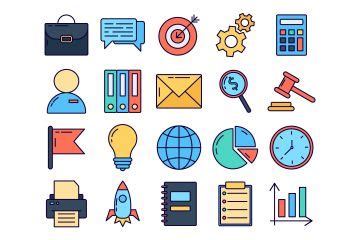 Business Vector Free Icon Set - GraphicSurf.com