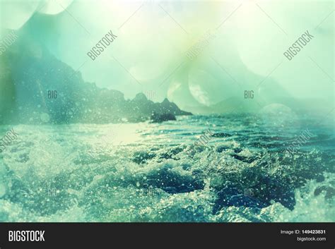 Blue Wave On Beach. Image & Photo (Free Trial) | Bigstock