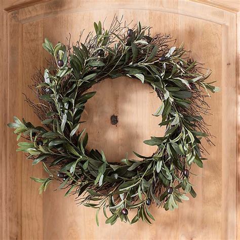 Olive Leaves Spiral Vine Wreath from Kirkland's | Vine wreath, Wreaths ...