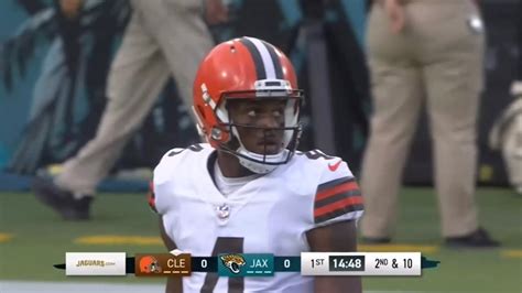 Deshaun Watson’s FIRST NFL game since 2020 (Browns vs Jaguars Preseason ...