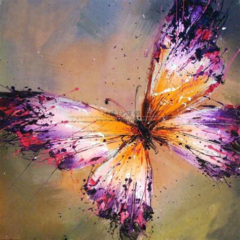 X oil painting decorative painting - - butterfly painting - picture frame - - - fashion 1cx2 ...