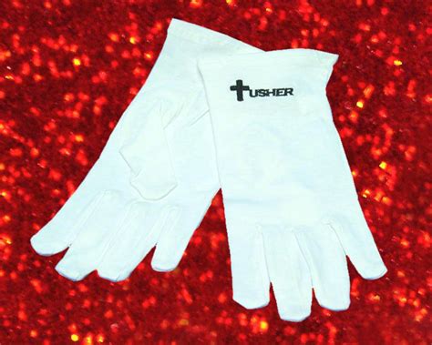 Usher Gloves: White – R.H. Boyd Publishing