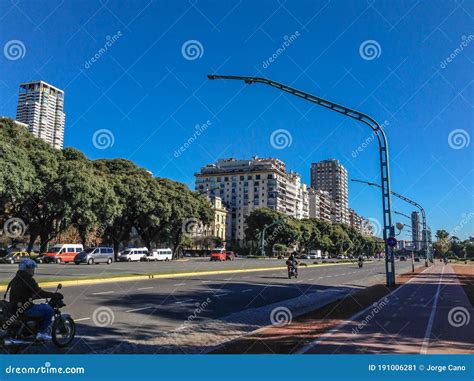 Avenida Libertador Buenos Aires Argentina Editorial Photo - Image of ...