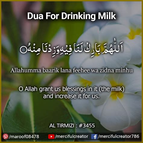 Dua for Drinking Milk | Drink milk, Learn quran, Dua in english