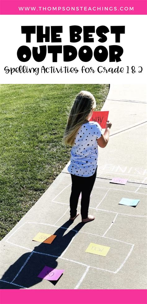 Outdoor Spelling Activities for Fun Learning