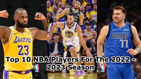 Top 10 NBA Players for the 2022 - 2023 Season - YouTube