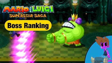 Ranking the Bosses from Mario and Luigi Superstar Saga - YouTube