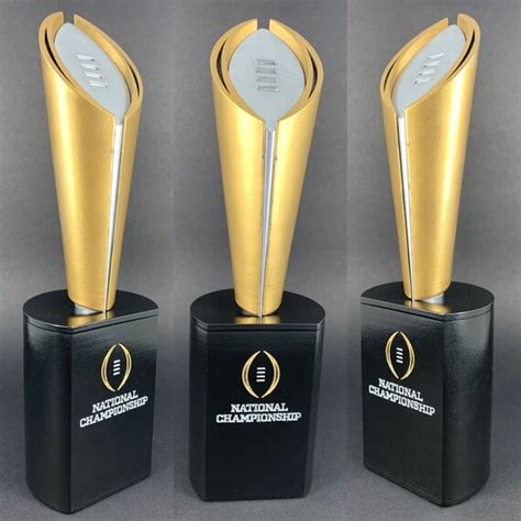 Scaled College Football Playoff Trophy 3D Resin Printed | Etsy