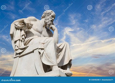 Socrates, Ancient Greek Philosopher Stock Photo - Image of ancient ...