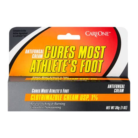 Save on CareOne Athlete's Foot Cream 1% Clotrimazole Order Online ...