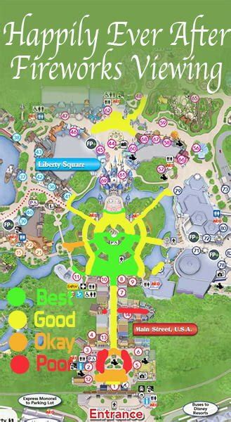 Best Magic Kingdom Fireworks Spots - Disney Tourist Blog