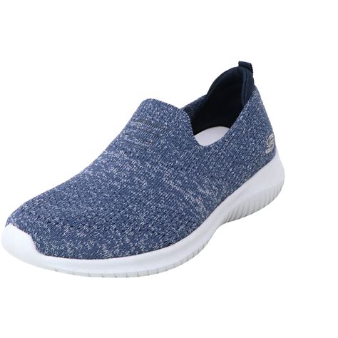 Skechers Women's Ultra Flex - Harmonious Navy Ankle-High Mesh Walking 6.5M | Walmart Canada