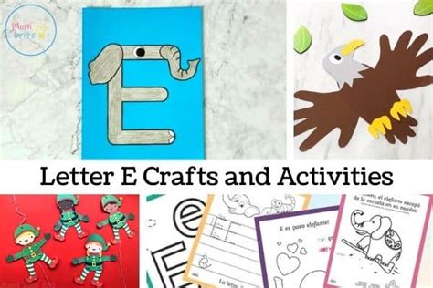 Letter E Crafts and Activities for Preschool and Kindergarten | Mombrite