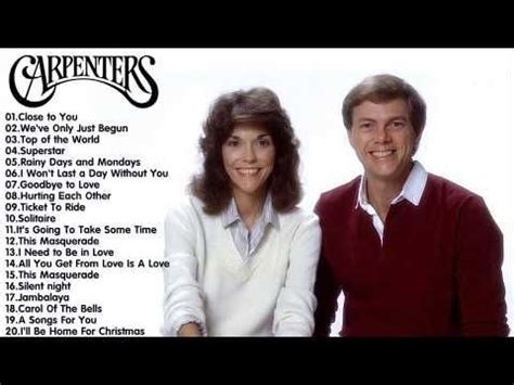 The carpenters greatest hits full live 2017 best the carpenters songs – Artofit