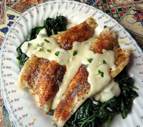 The English Kitchen: Roasted Sea Bass with a Lemon Parmesan Cream