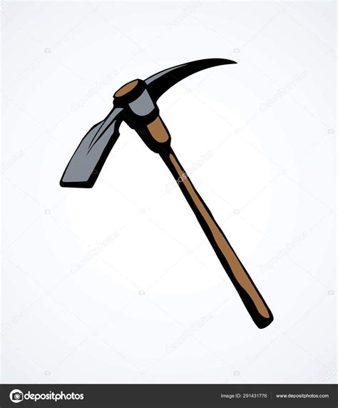 Pick axe icon. Vector drawing sign Stock Vector Image by ©Marinka ...