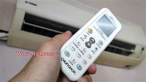 Lost Air Con Remote - How To Set Universal Air Con Remote Control / Save Air Con Electricity ...