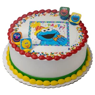 Sesame Street 10" Round Chocolate Cake with Buttercream Frosting (serves 12-16) - Sam's Club