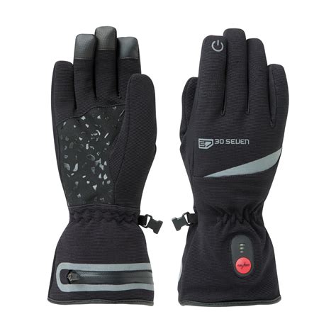 Heated Waterproof Gloves + Comfort Stretch // Black (X-Small) - 30Seven ...