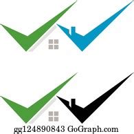 440 Logo Real Estate House Check Vectors | Royalty Free - GoGraph