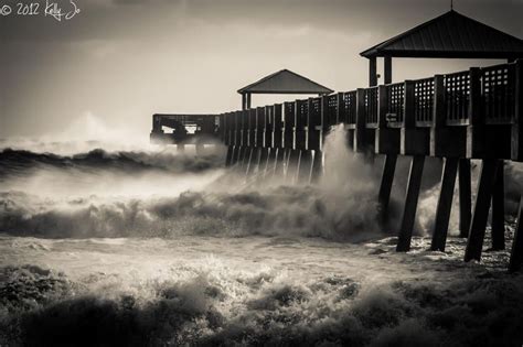 Hurricane Sandy | Juno beach pier, Juno beach, Hurricane sandy