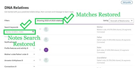 UPDATE: 23andMe’s DNA Relatives Reversal - Through The Trees