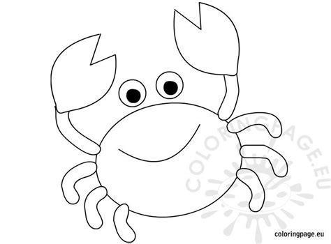 Cute Crab | Coloring Page