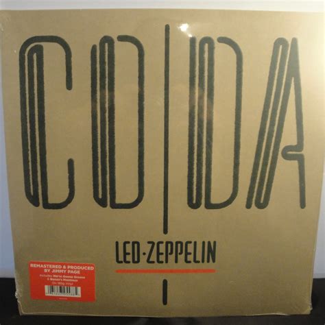 Led Zeppelin - Coda - 180 Gram Vinyl, Remastered 2015, New