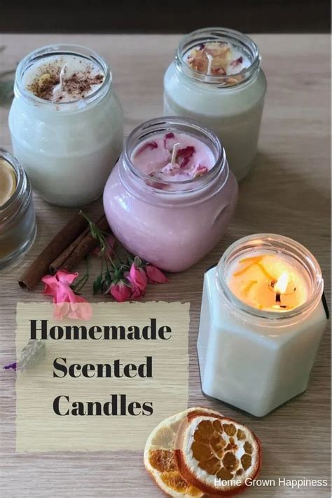 Christmas in a Jar: Homemade Scented Candles - Home Grown Happiness ...