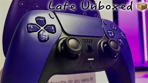 PS5 Galactic Purple Controller - ASMR Unboxing - YouTube