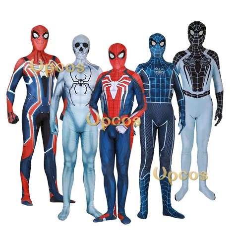 Game PS4 Spiderman Costume 3D Print Velocity SPIDERMAN Fear Itself SUIT ...