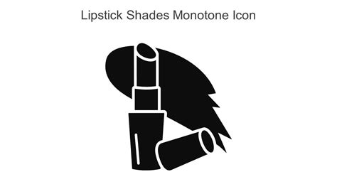 Lipstick Shades Monotone Icon In Powerpoint Pptx Png And Editable Eps Format