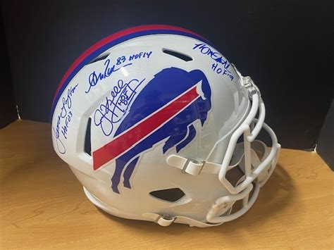 Charitybuzz: Buffalo Bills Hall of Famers Signed Helmet